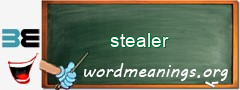 WordMeaning blackboard for stealer